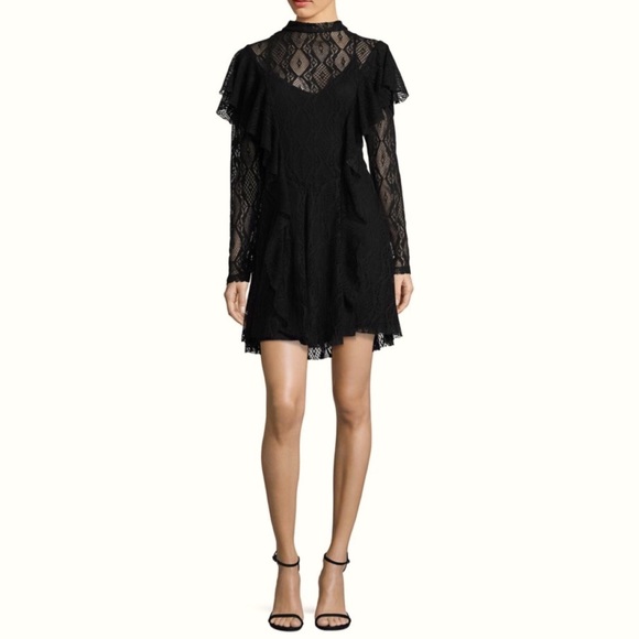 Free People | Dresses | Free People Lace Ruffle Dress | Poshmark